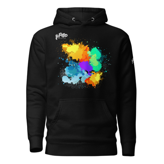 Felpa con cappuccio unisex COLOR SPLASH hoodie