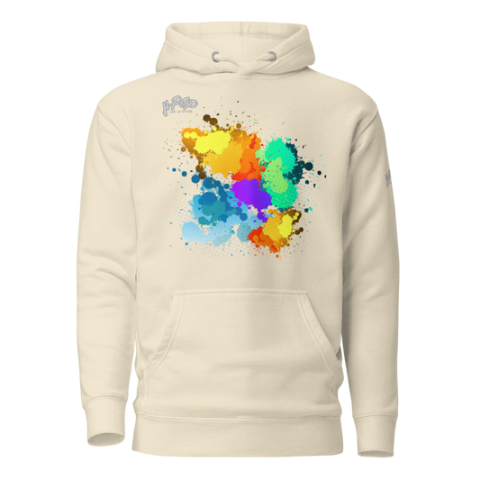 Felpa con cappuccio unisex COLOR SPLASH hoodie